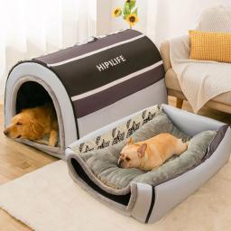 Casa de cama de cachorro universal removível e lavável, canil doméstico, casa de cachorro grande, pet fornecimentos quentes, quatro estações, inverno - Image 1