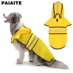 Impermeável reflexivo impermeável ajustável para cão, Poncho com capuz, Rain Jacket para cães pequenos, médios e grandes - Image 1