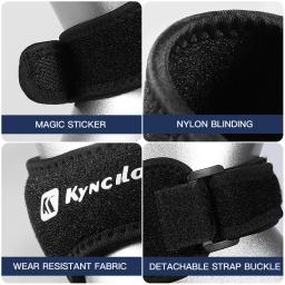 Joelheiras De Nylon Ginásio, Equipamento De Proteção, Suporte De Joelheira Patela, Esportes, Fitness, Corrida, Basquete, Voleibol - Image 5