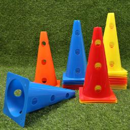 Futebol Cones De Treinamento De Flexibilidade, Obstáculos Oco Out, Marcador Cones, Equipamento De Treinamento, Sinal Pólo, 5Pcs - Image 3