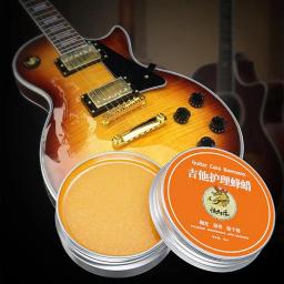 Cera de abelha natural impermeável para violão e violinos, limpador de guitarra e polonês, instrumentos de madeira, óleo Fingerboard, 100ml, novo - Image 3