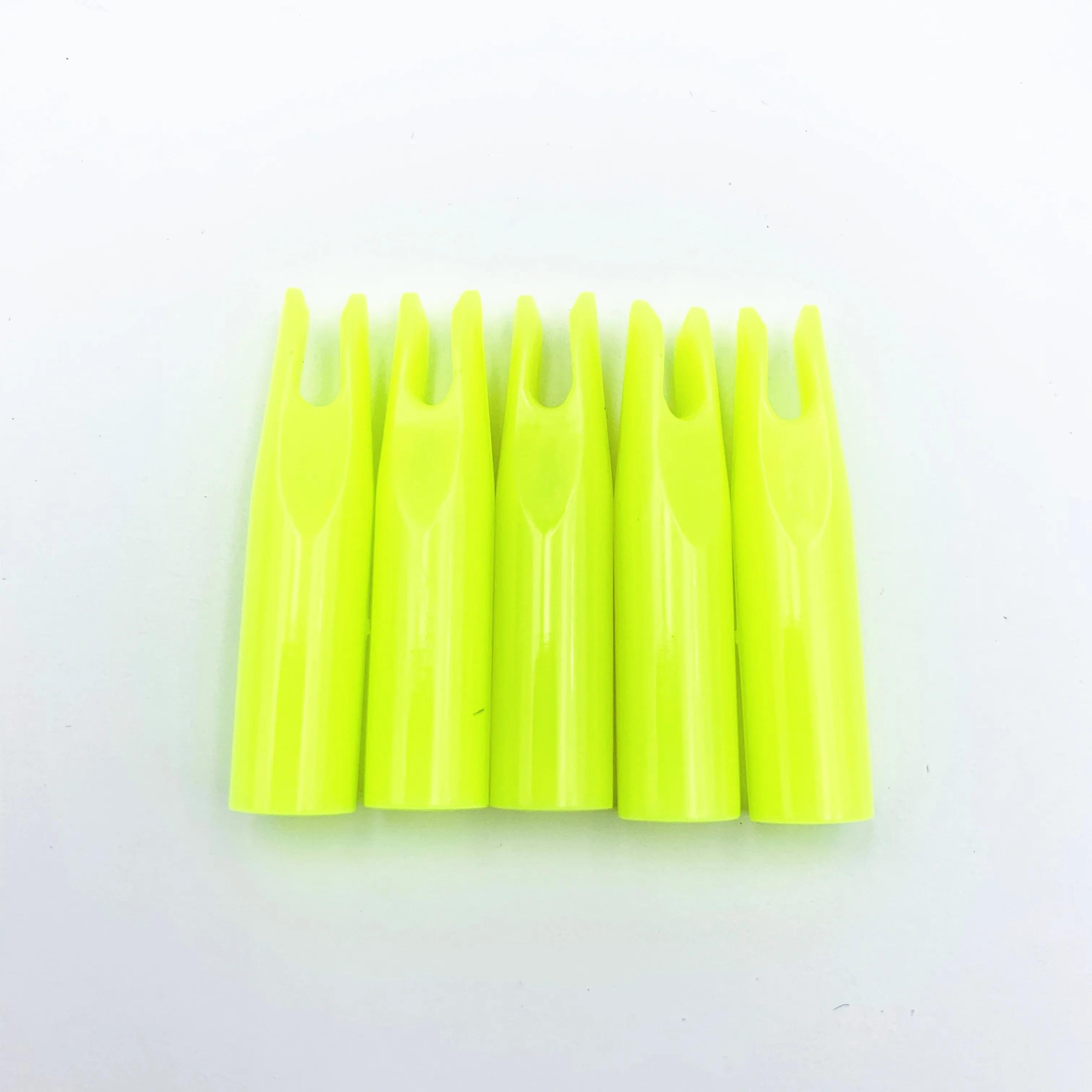 Tiro com arco Seta Nocks para Caça, Plástico eixo caudas, DIY bate substituição, acessórios de tiro, apto para ID, 6mm, 24pcs - Image 1