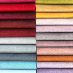 45x50cm cor sólida macia 100% poliéster tecidos de veludo holandês para móveis sofá cortina almofada decoração de casa diy artesanal - Image 1