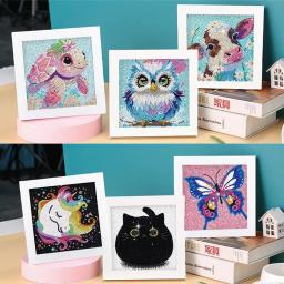 Novo diy kits de mosaico carft diamante artes e ofícios para crianças brilhantes 5d kits de pintura diamante para crianças até 5 simrs velhos - Image 2