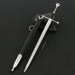 Narthil O Senhor dos Anéis Modelo de Arma, Earendil Aragorn II, Espada Periférica de Metal 1:6 Coleção, Artesanato Decoração, 22cm - Image 2