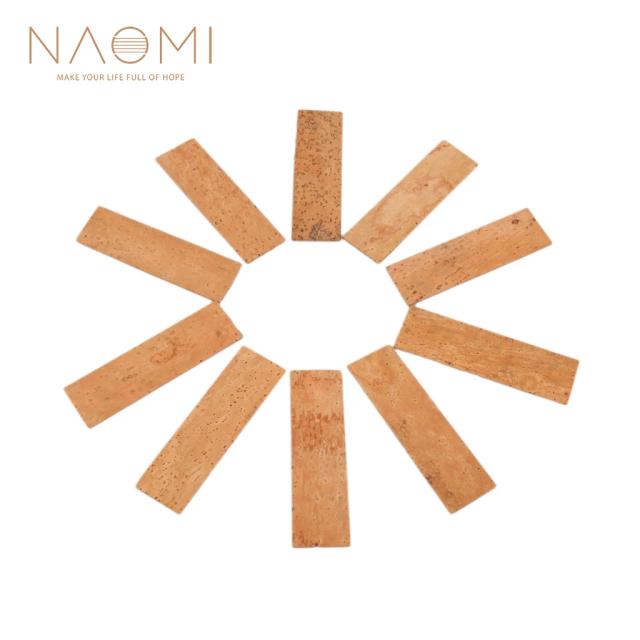 Conjunto de 10 Rolhas para Clarinete Naomi - Acessórios Novos 81x11x2mm