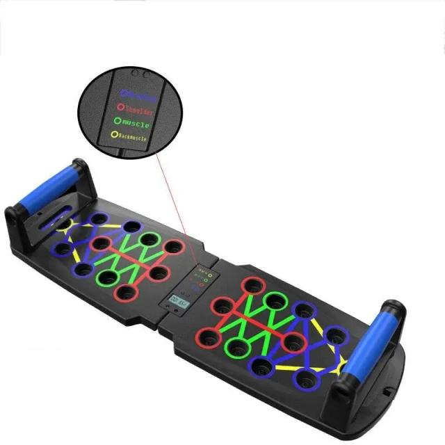 Suporte Multifuncional Para Flexões: Equipamento Portátil de Fitness e Treino Muscular Abdominal
