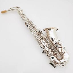 Prata 82 profissional saxofone Alto E-flat estrutura um-para-um ofício japonês instrumento de jazz sax alto mão esculpida padrões - Image 1