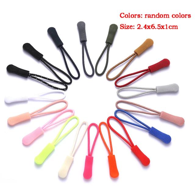 Kit de Reposição com 5/10 Peças de Puxadores de Zíper Metálicos Destacáveis para Artesanato e Costura em Roupas