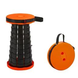 Banquinho telescópico dobrável para acampar, leve, plástico, retrátil, cadeira dobrável para interior e exterior - Image 3