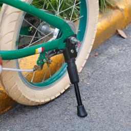 Crianças bicicleta kickstand estacionamento pé cinta crianças suporte lateral da bicicleta 12/14/16/18/20 Polegada - Image 5