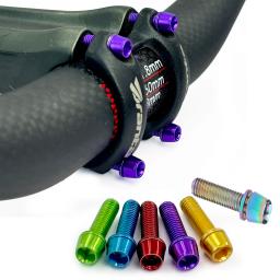 6 parafusos de aço inoxidável da haste da bicicleta dos pces m5, parafusos dos parafusos da haste da bicicleta, parafusos de aço inoxidável m5 * 18mm para a atualização da bicicleta - Image 1