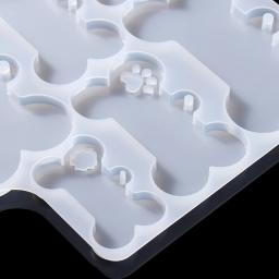Silicone Molde para Cão e Gato Tag, Forma Óssea, Resina Epóxi Molde para DIY, Animais Chaveiro, Colar Pingentes, Resina Epóxi Moldes Artesanato - Image 6