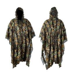 3D Leaves Camouflage Ghillie Suits, Woodland Poncho, Manto, Roupa ao ar livre para Caça, Tiro, Wildlife Bird Watch - Image 1