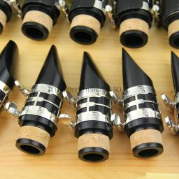 Peças de clarinete: palhetas bucal de clarinete bb + ligadura + tampa - Image 3