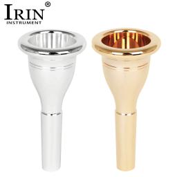 IRIN-Bocal de latão para trompa grande, bocal trompete, peças e acessórios para instrumentos grandes, prata e ouro, n ° 7, 13,3mm - Image 1