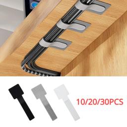 Caixas De Armazenamento De Cabo Reutilizáveis, etiqueta Desk Organizer, suporte ajustável, gestão Cinto - Image 1