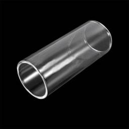 Plexiglass Resina Slide para Guitarra Elétrica, Garrafa De Vidro, Finger Tube Knuckle, Guitarra Elétrica Clara, Alta Qualidade, 60x22mm, Novo - Image 1