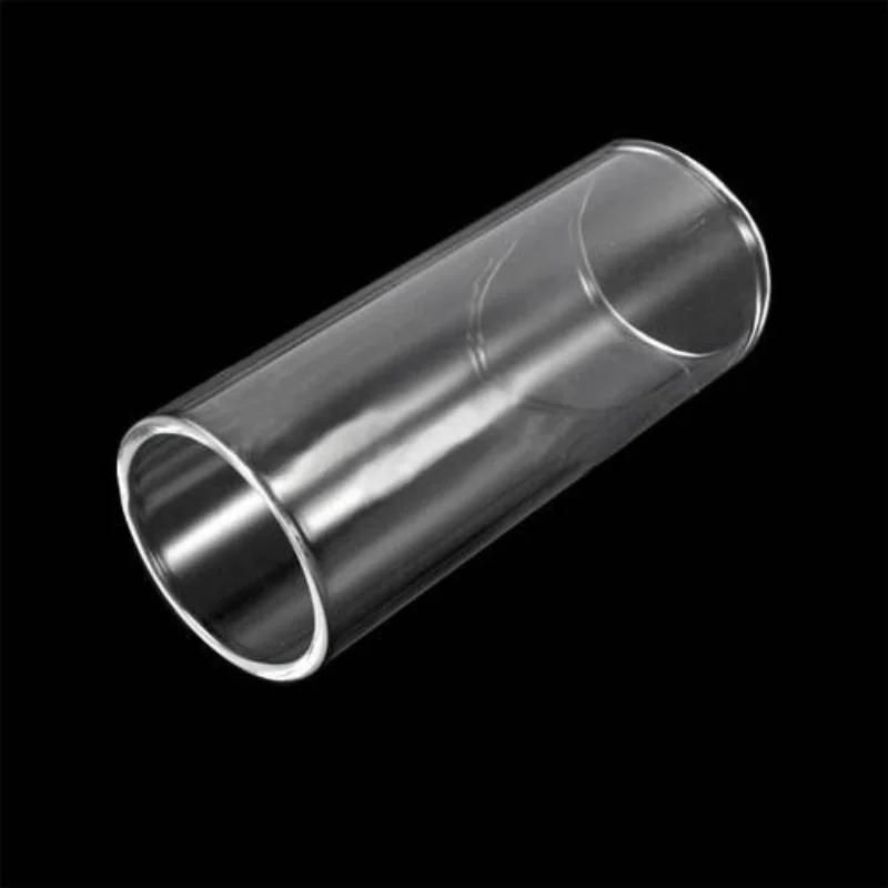 Plexiglass Resina Slide para Guitarra Elétrica, Garrafa De Vidro, Finger Tube Knuckle, Guitarra Elétrica Clara, Alta Qualidade, 60x22mm, Novo - Image 1