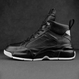 Sapatos esportivos duráveis de sola grossa alta masculina, calçados casuais versáteis, tênis de corrida ultra leves, nova moda, 2024 - Image 6
