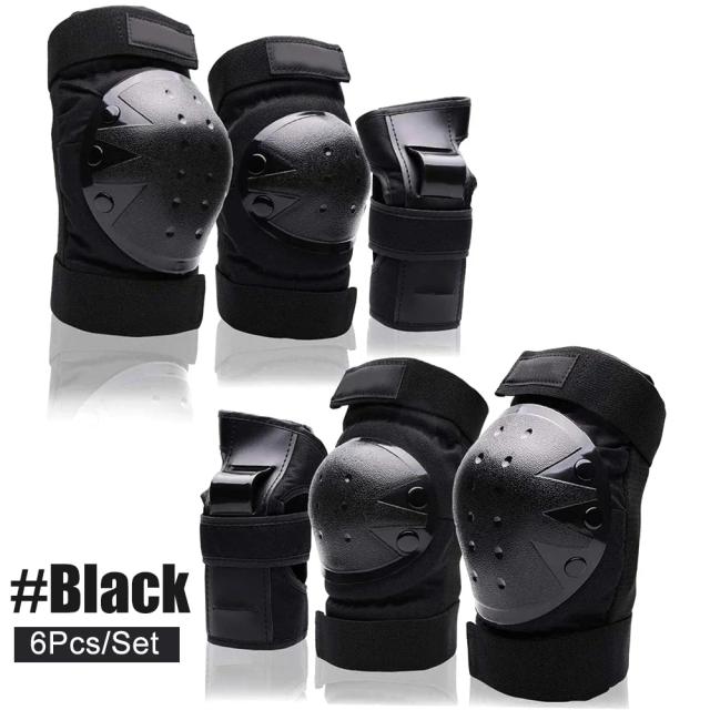 GOMOREON - Conjunto Completo de Proteção: Joelheiras e Cotoveleiras para Crianças e Adultos para Skate, Roller, Patinação, Ciclismo e BMX