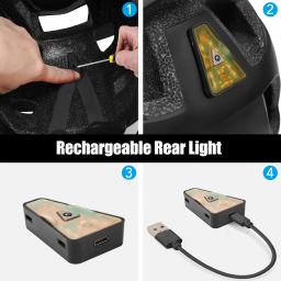 CYCABEL-Capacete de Bicicleta Ultraleve com Luz LED, Capacete Desportivo de Segurança, Estrada, Chapéu de Mountain Bike, Corrida MTB, Ciclismo, 16 Buracos - Image 3