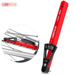 Lebycle 6 cores ferramenta indicador de desgaste da corrente da bicicleta links corrente verificador mtb bicicleta estrada liga alumínio reparação ferramentas precisas - Image 2