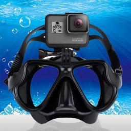 Joymaysun profissional máscara subaquática câmera de mergulho máscara óculos natação snorkel mergulho titular da câmera para gopro - Image 2