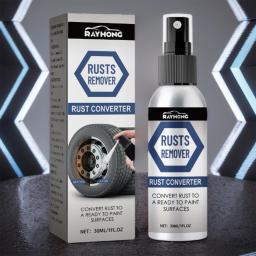 Spray Removedor De Ferrugem Multiuso, Pintor Cromado De Superfície De Metal, Spray De Limpeza De Pó De Ferro De Carro, Anti Inibidor De Ferrugem, 30ml - Image 2