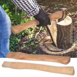Machado Substituição Handle para Camping, Cabo de Madeira, Longo Curvo, Camping Parte, Acampamento, Martelo Substituível, Ferramentas para Lath Hatchet - Image 1