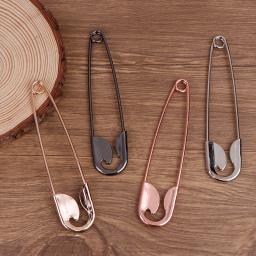 Alfinetes de segurança, em aço inoxidável, 12, 7cm, alfinetes de segurança, botão grande, diy, feito à mão, ferramentas de costura, acessórios - Image 3