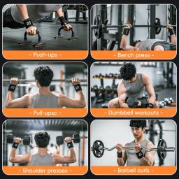 ROCKBROS-Envoltórios De Pulso Fitness Para Ginásio, Ligaduras De Pulso Ajustáveis, Protetor De Pulso, Suporte Esportivo, Manga De Proteção, Um Par - Image 6