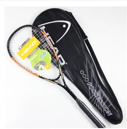 Head Full Carbon Squash Racket para homens e mulheres, raquete elétrica iniciante, composto, integrado Squash Racket com saco - Image 1