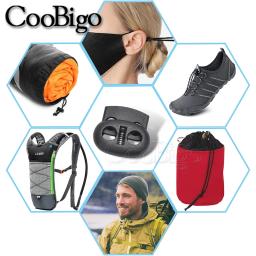100 pçs rolha cabo bloqueio feijão alternar clipe para vestuário paracord cabo elástico cordão corda acessórios colorido 5mm buraco plástico - Image 5