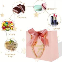 12pçs sacos de presente para casamento, decoração pequena, obrigado, caixa de presente para convidados, casamento, chá de bebê, suprimentos para festa de aniversário - Image 6