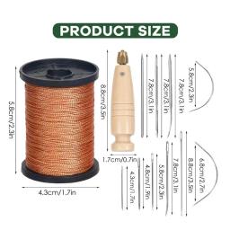 Estofos Kit De Costura Para Tapete E Sapatos, Ferramentas De Artesanato De Couro, Linha De Costura, Agulha, Alwl, Heavy Duty - Image 6