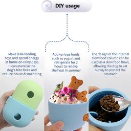 Interativo Pet Food Alimentador Bola, Brinquedos para cães, Alimentador Lento, Puzzle Toy, Limpeza dos dentes, Mastigar Suprimentos, Engraçado - Image 5