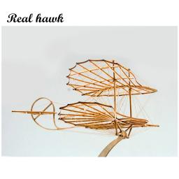 ELERC-Real Hawk DIY Craft, Kits De Construção De Mobiliário De Madeira, Presente De Natal, Brinquedos De Glider Otto Lilienthal - Image 3