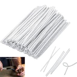 Limpadores de cachimbo macios descartáveis, 50 peças, hastes longas de chenille, limpadores de cachimbo para cachimbo de vidro, cachimbo de tabaco, arte artesanal diy - Image 1