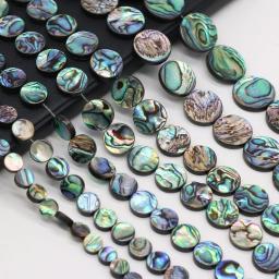 Natural Forma Redonda Mãe de Shell Pérola, Exquisite DIY Fazer Jóias, colar elegante e Pulseira Acessórios, 5PCs - Image 3