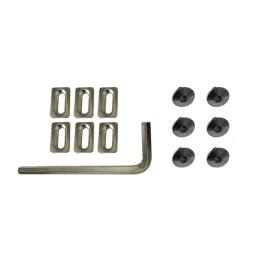 Atualize suas presilhas de pedal para melhor desempenho, kit de presilhas para pedais de bicicleta de estrada com 6 arruelas e 6 parafusos m5 - Image 4
