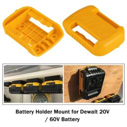Suporte de bateria para bateria Dewalt, fivela de cinto, armazenamento, Stander, Mount Display, cabide Dock, 18V, 20V, 60V, 1pc - Image 4