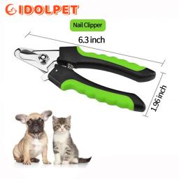 Dog Nail Clippers com guarda de segurança Cat Dog Nail Trimmers Pet Nail Clippers Lâminas afiadas Adequado para cães de médio porte Gatos - Image 4