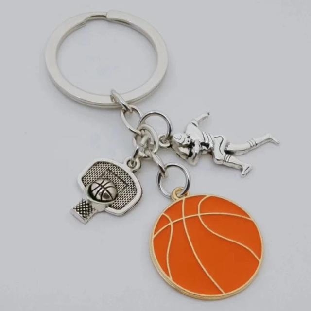 Chaveiro Esportivo em Metal para Amantes de Basquete - Presente Perfeito para Atletas e DIY