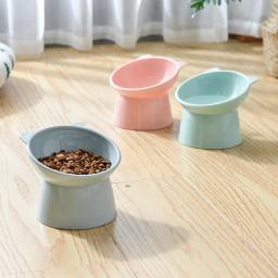 Tigela de comida para animais de estimação, protetor de pescoço inferior alto tiltable, anti espasmo, gato e cão bebendo tigela, suprimentos de alimentos para cães - Image 4