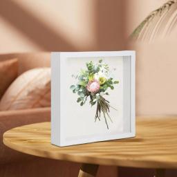 Moldura para flores secas, decoração de mesa profunda, caixa de sombra, moldura para arte - Image 3