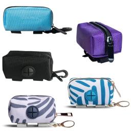 Protable cão saco de cocô biodegradável dispensador bolsa sacos de lixo organizador pet filhote de cachorro gato pegar saco de cocô titular dispensador - Image 1