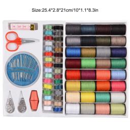 Kit de ferramentas da caixa, 64 carretéis, máquina, agulha de mão, utensílios domésticos, Quilting, costura, fio, DIY, Crafting - Image 6