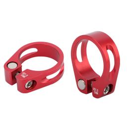Meroca braçadeira de selim de bicicleta 31.8/34.9mm braçadeira de tubo de assento de estrada mountain bike clipe de tubo de assento de liga de alumínio braçadeiras de assento de bicicleta - Image 6