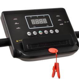 Esteira de fitness dobrável com display LED, almofada dobrável compacta e suporte do telefone, 1-12 km/h, 12 programas - Image 5